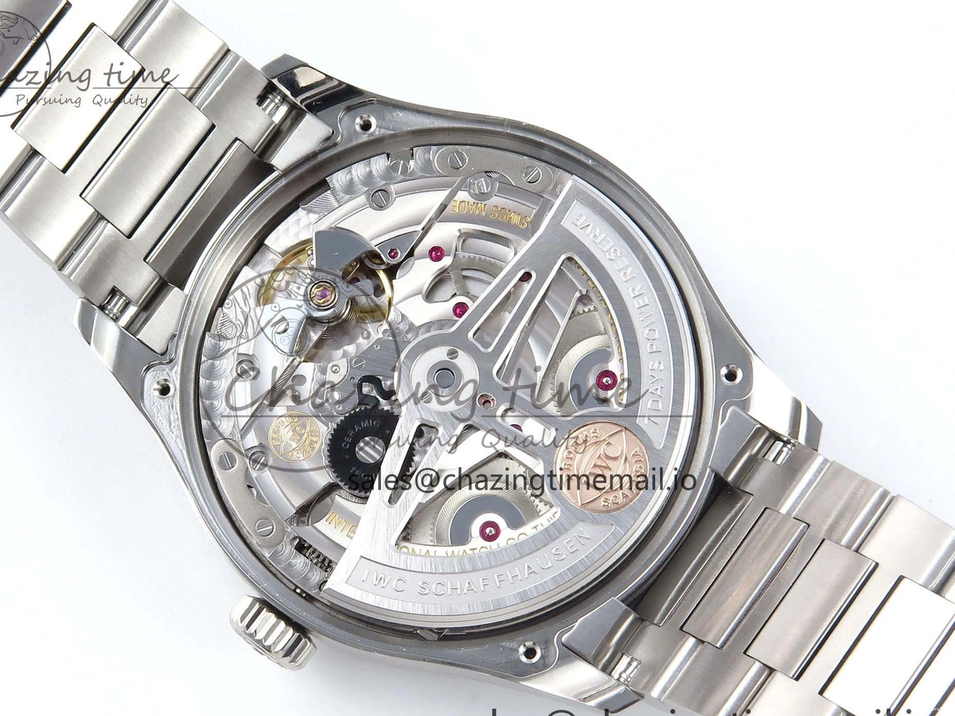 MIROTIME 0402 Portugieser Auto IWC0562E APSF 1:1 Best Edition Blue Dial on SS Bracelet A Timeless 6997